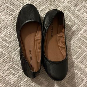 Lucky Brand black flats- size 8.5